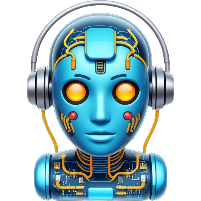 AI with thinking emoji