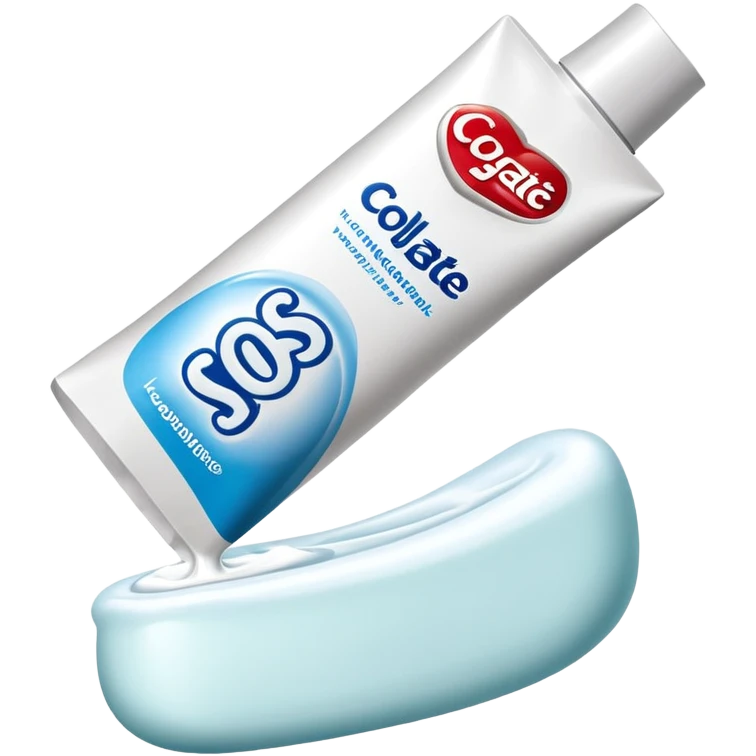 Colgate toothpaste emoji
