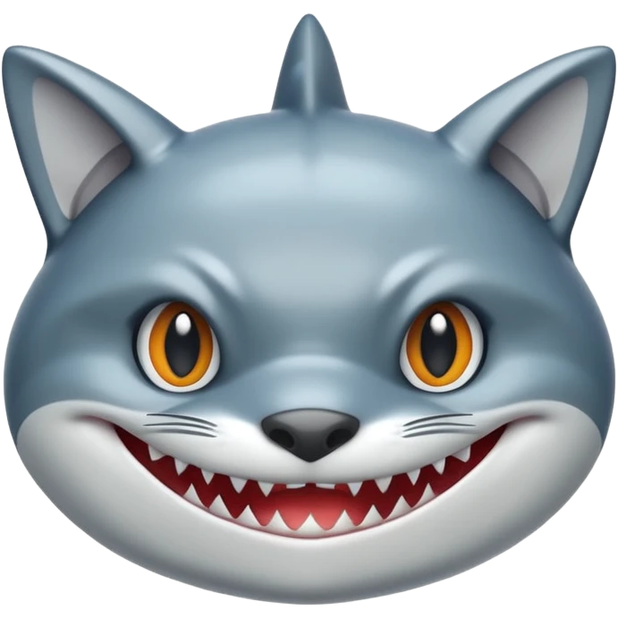 shark x cat emoji