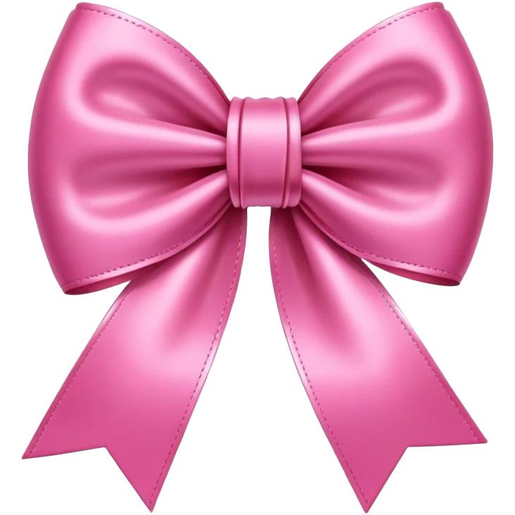 Pink bow emoji