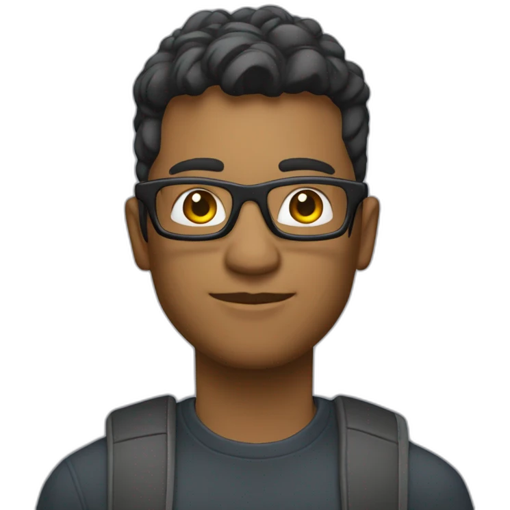 software engineer coach in ReactJS with fashion glasses emoji