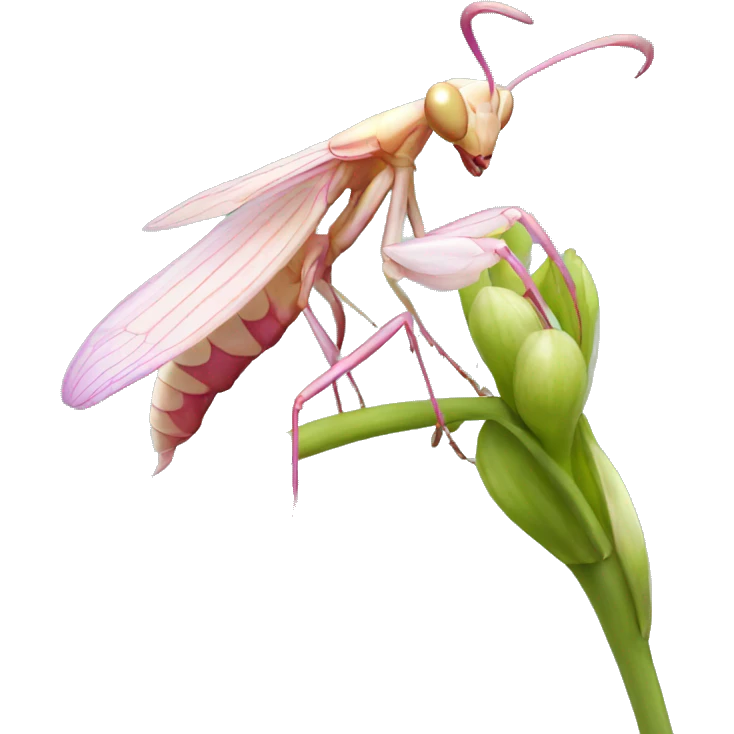 orchid Mantis emoji