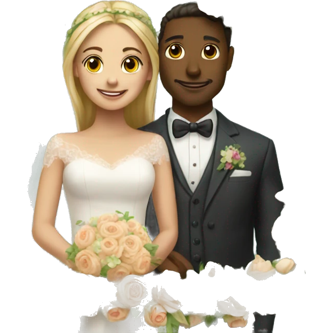 Marriage Garland of flowers emoji