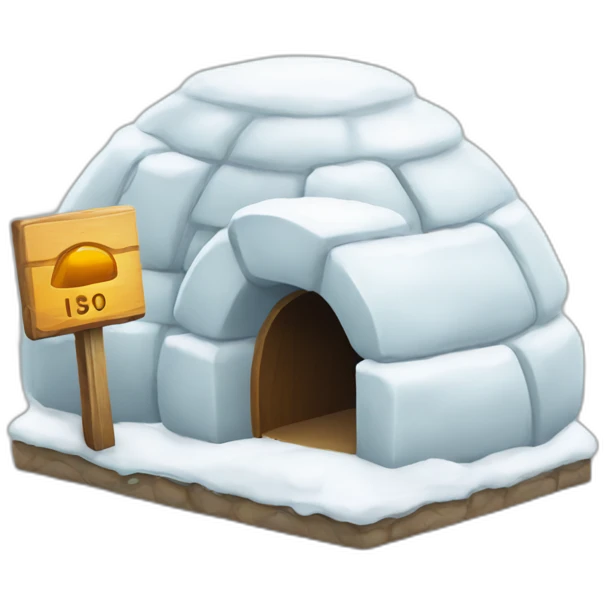 igloo in progress sign emoji