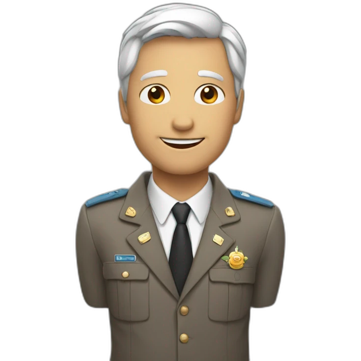 un main avec une clé emoji