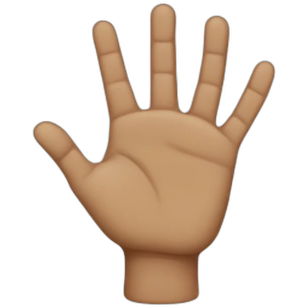 six fingers emoji