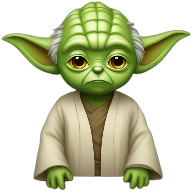 Yoda web developer emoji