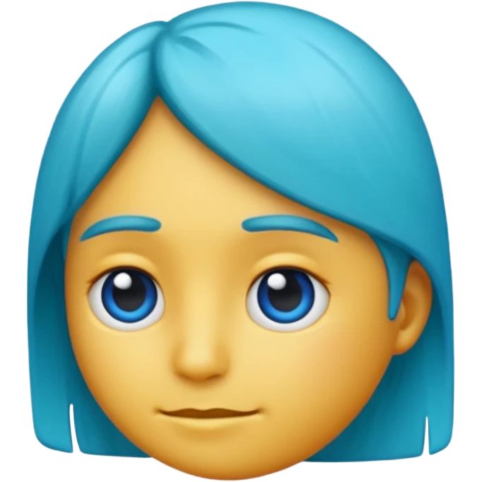 A profile imogi that is blue and aqua color and with lot of texxture emoji