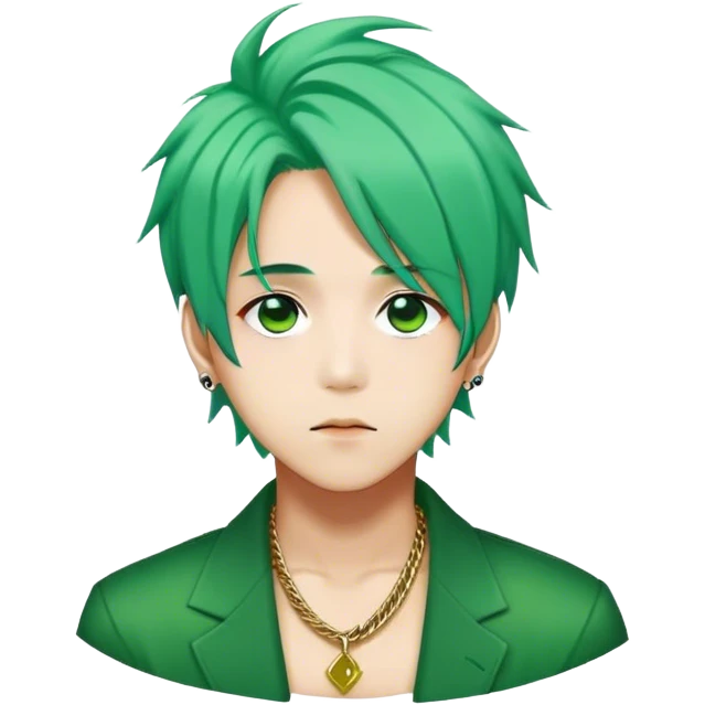 G dragon with green hair emoji