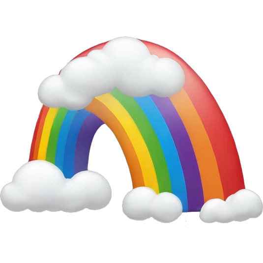 Rainbow happy emoji  emoji