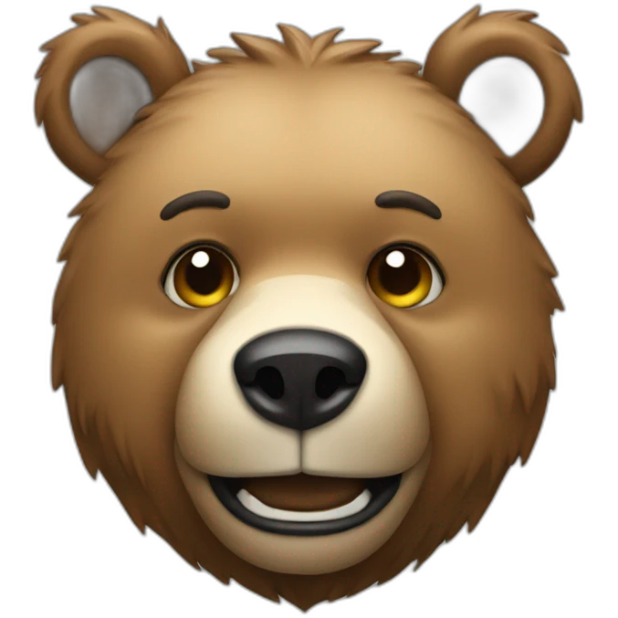 Bear with rad gag emoji