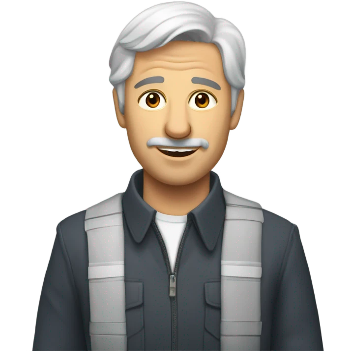 Джек Рассел терьер с новогодней шапочкой emoji