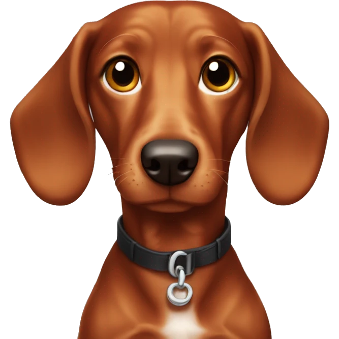 Red-haired dachshund boy emoji