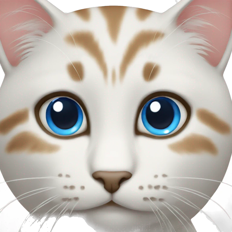 cat with blue eyes emoji