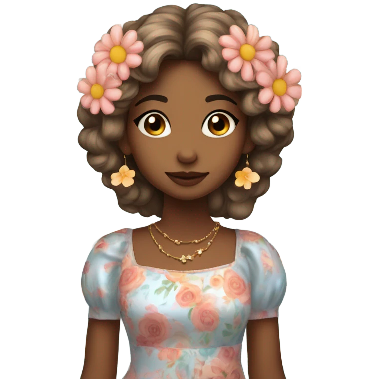 Romantic fool girl emoji