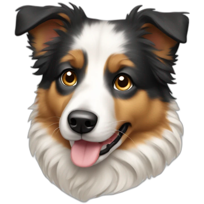 mini australian shepperd emoji