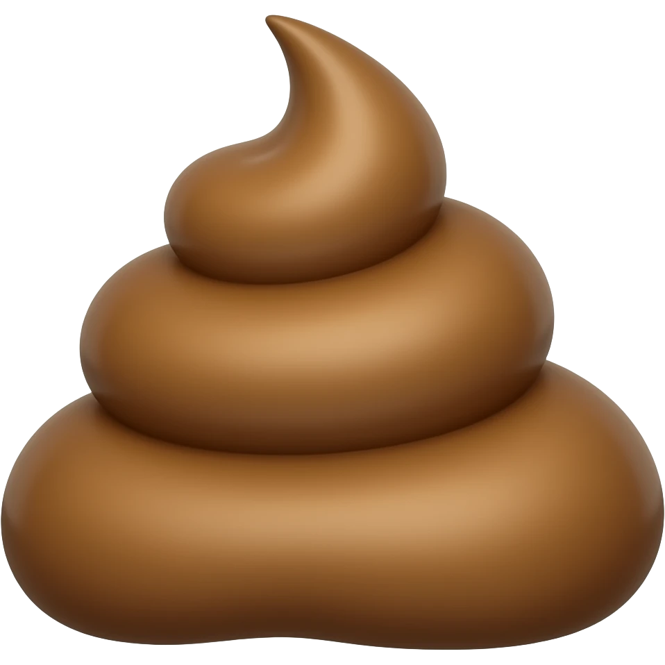 a piece of shit emoji