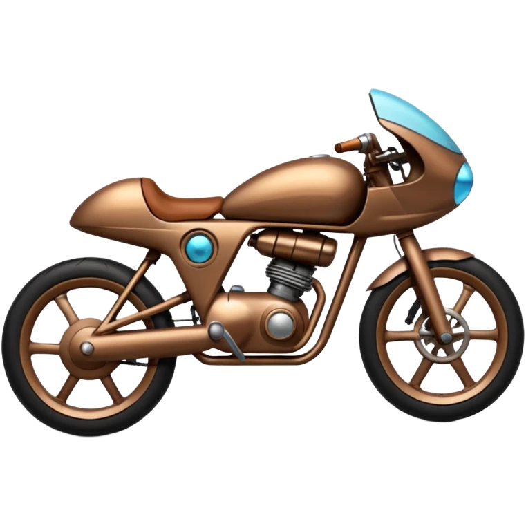 sci fi brown bike emoji