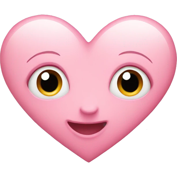 Light pink heart  emoji