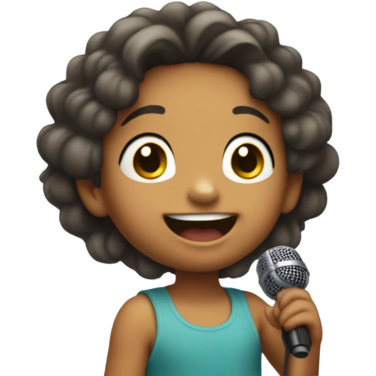 KID SINGING  emoji
