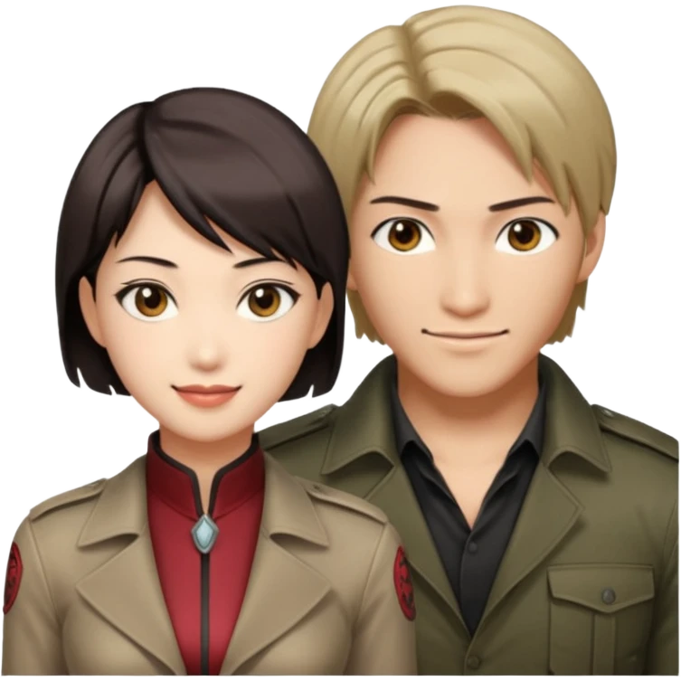 Ada Wong and Leon Kennedy emoji
