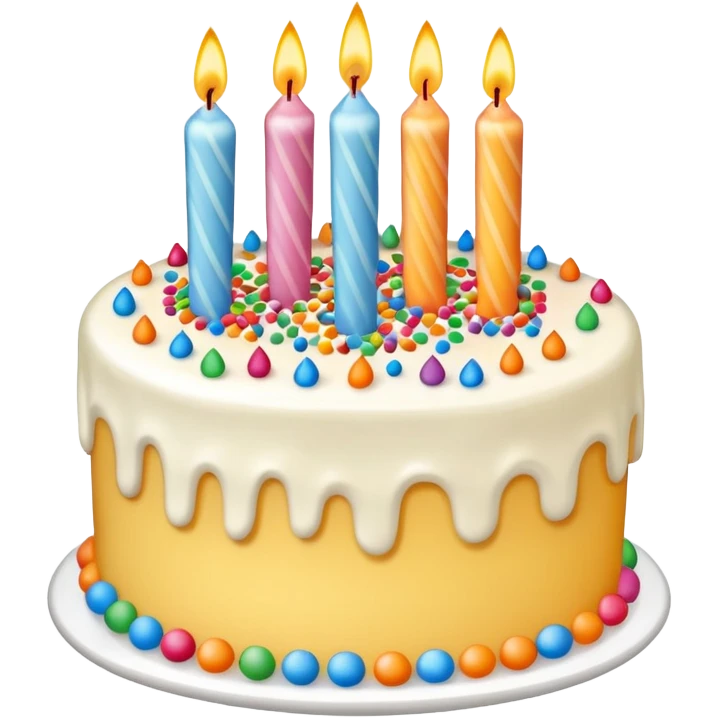 Birthday cake emoji