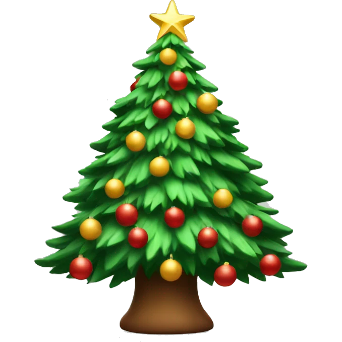 big christmas tree emoji
