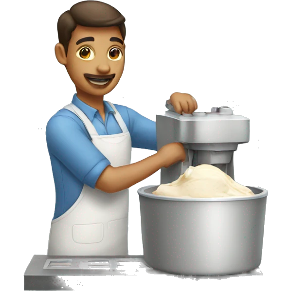 ice cream maker emoji