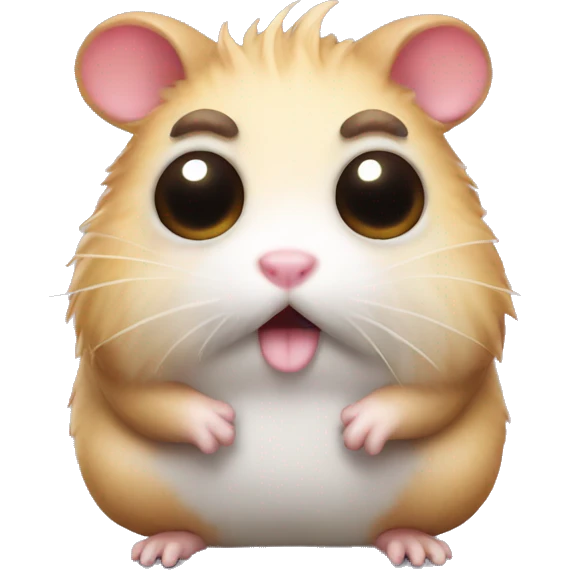 Poop monster hamster emoji