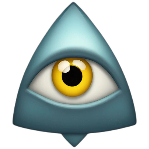All seeing eye  emoji