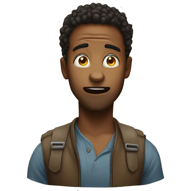 amazed with theeth emoji