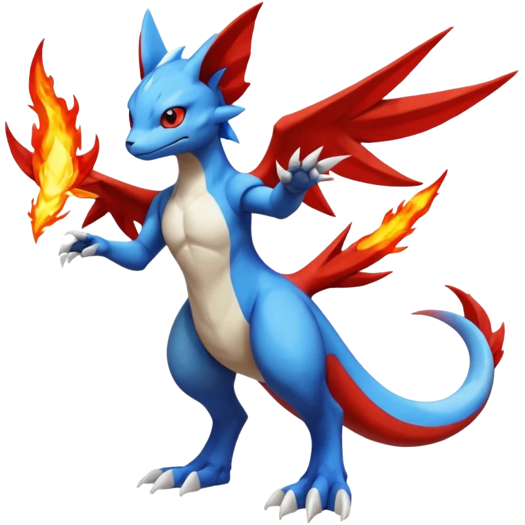 Gabite-Koraidon-Veemon-Digimon-Latias-Peppercat-Pokémon-Flamedramon-fusion-animal-hybrid-creature, Full body  emoji