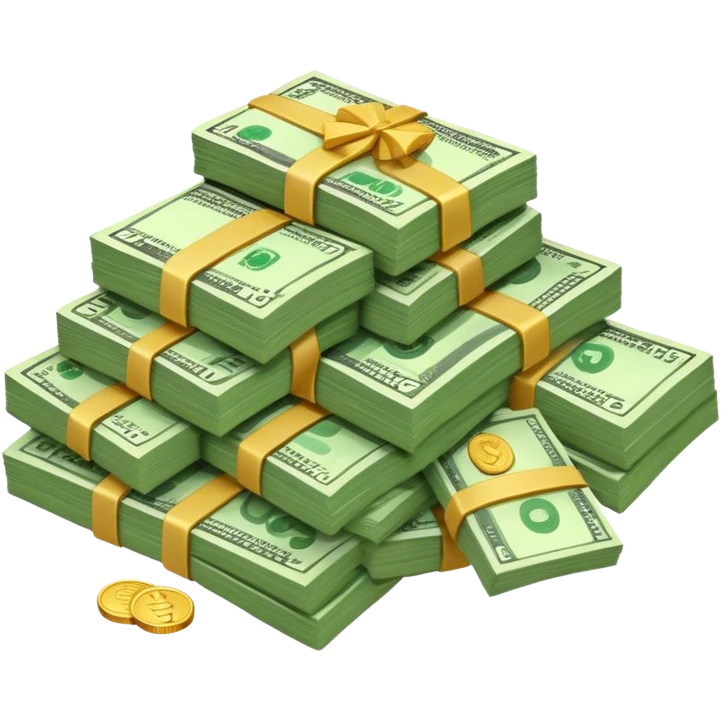 Traces of money emoji