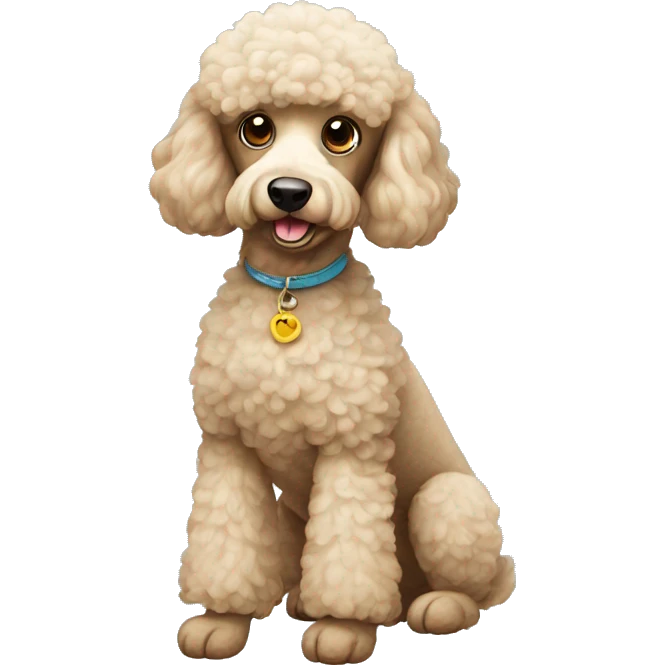 Poodle emoji