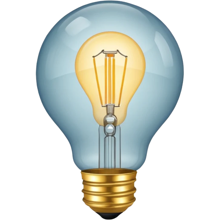 designer light bulb round globe emoji