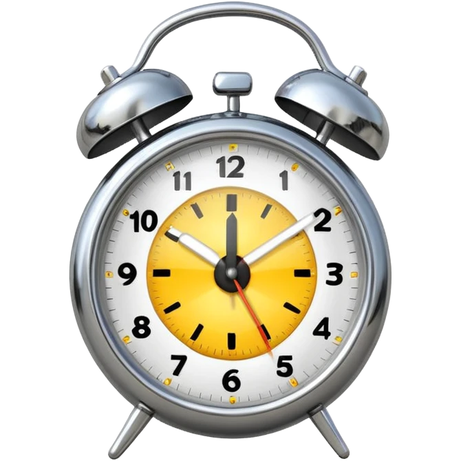 ringing alarm clock emoji