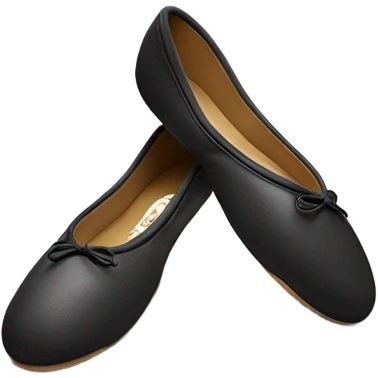 Black ballet shoe  emoji