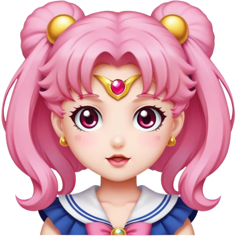 Chibi usa sailor moon little lady emoji