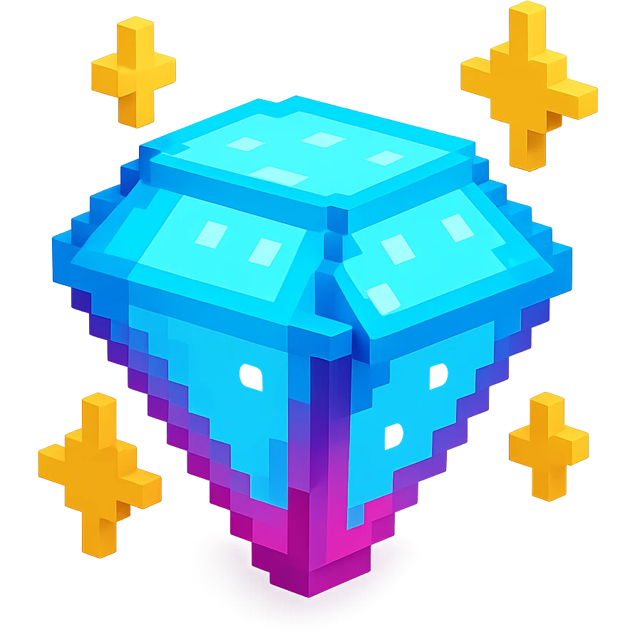 светящийся алмаз, no background emoji