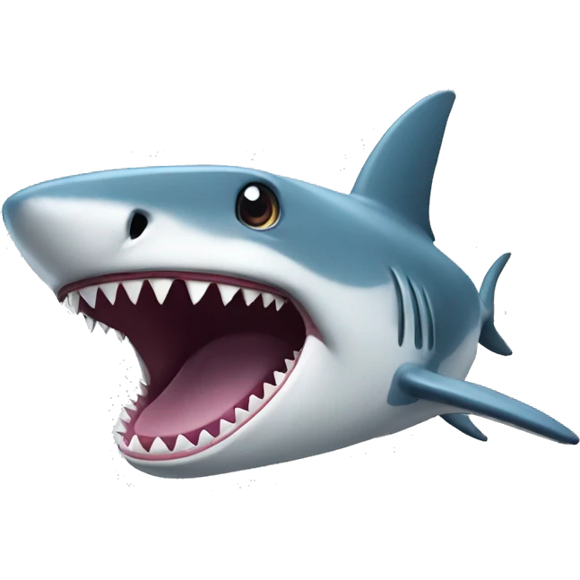 shark excited emoji
