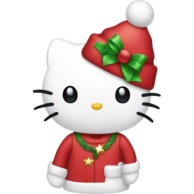 christmas hello kitty  emoji