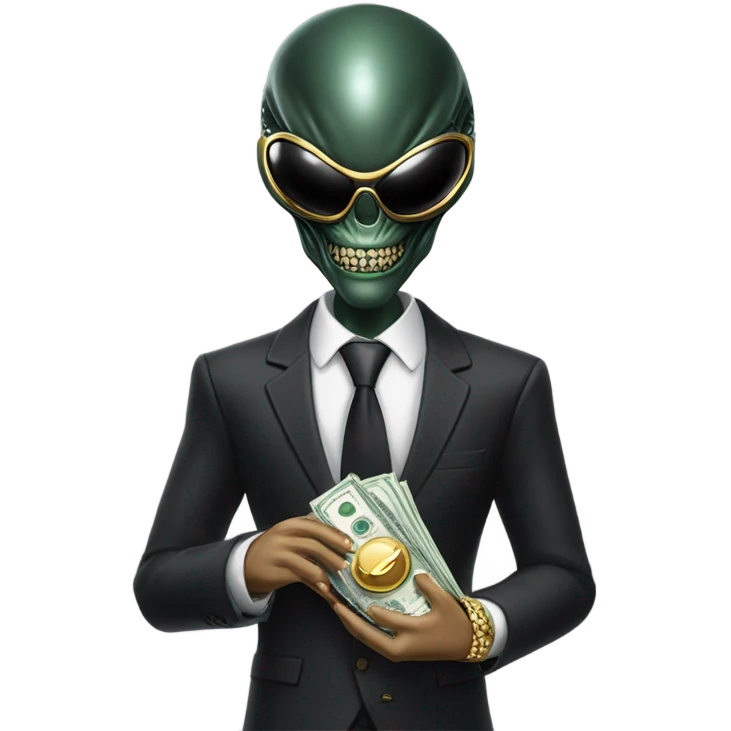 Millionaire xenomorph emoji