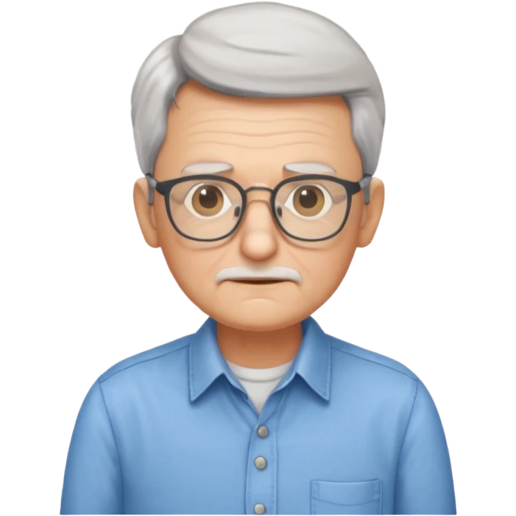 old programmer with glasses emoji
