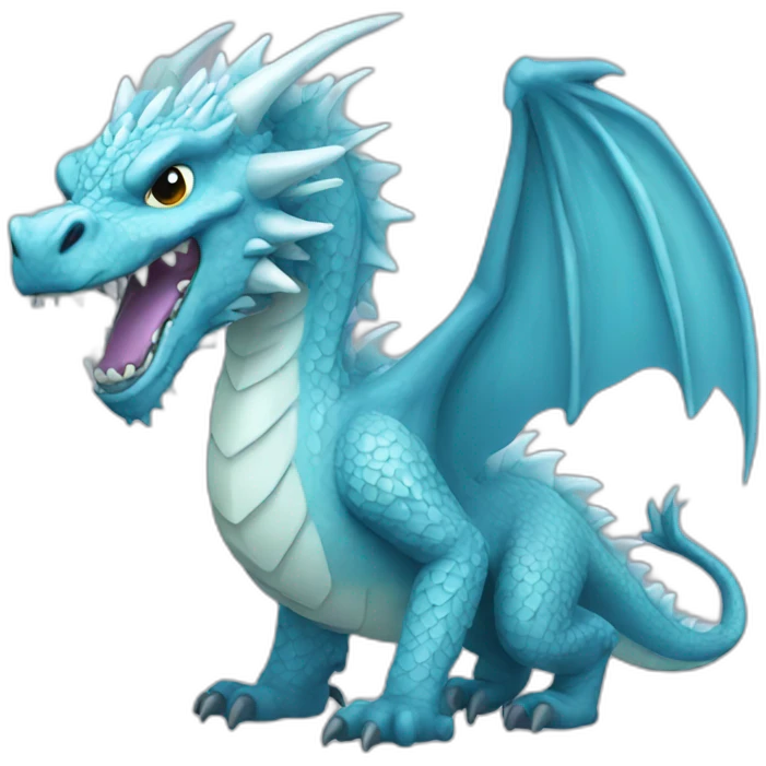 Ice dragon emoji