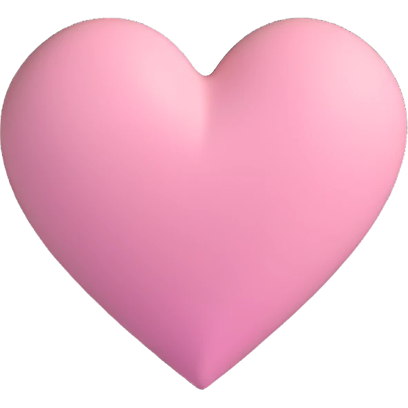 light pink heart emoji