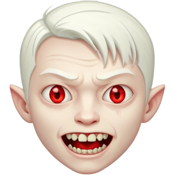 Boy albino vampire emoji
