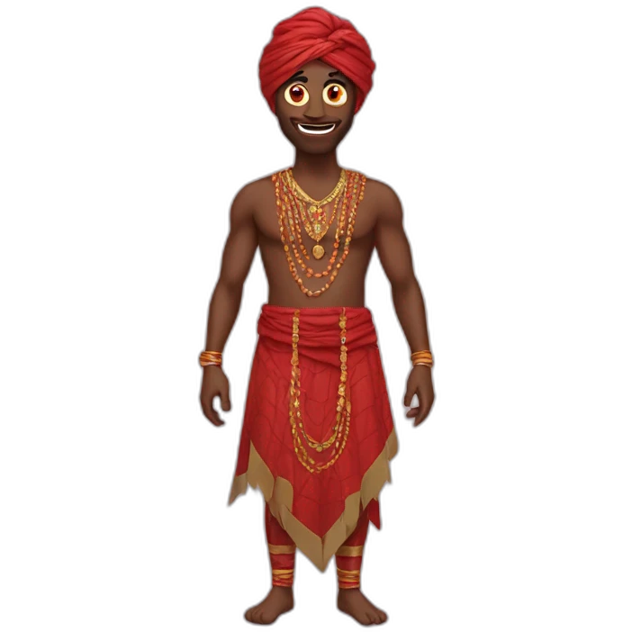 Spidermen in Indian dress emoji