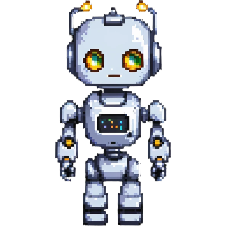 robot kid with customizable features emoji