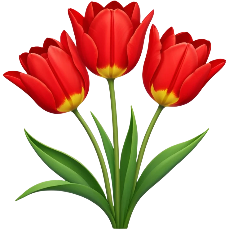 beautiful tulips emoji