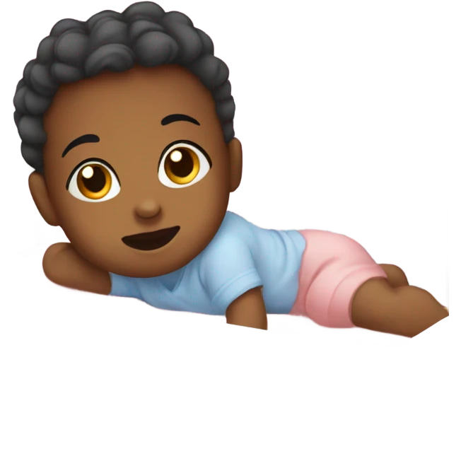 Baby in crib emoji